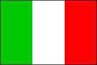 The flag of Italy